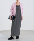 【イエナ/IENA】のNarrow キャミソールワンピース 人気、トレンドファッション・服の通販 founy(ファニー) ファッション Fashion レディースファッション WOMEN ワンピース Dress 2024年 2024 2024-2025秋冬・A/W Aw/Autumn/Winter/Fw/Fall/2024-2025 インナー Inner エレガント 上品 Elegant カッティング Cutting キャミソール Camisole ストレッチ Stretch ドレープ Drape 楽ちん Easy thumbnail グレー|ID: prp329100004125444 ipo3291000000028424823