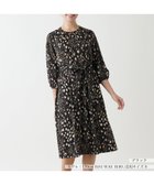 【レリアン/LEILIAN】のフレアワンピ-ス 人気、トレンドファッション・服の通販 founy(ファニー) ファッション Fashion レディースファッション WOMEN ワンピース Dress アンダー Under ウォッシャブル Washable スリーブ Sleeve デコルテ Decolletage ドレープ Drape フレア Flare プリント Print 秋 Autumn/Fall thumbnail ブラック|ID: prp329100004125533 ipo3291000000028513967