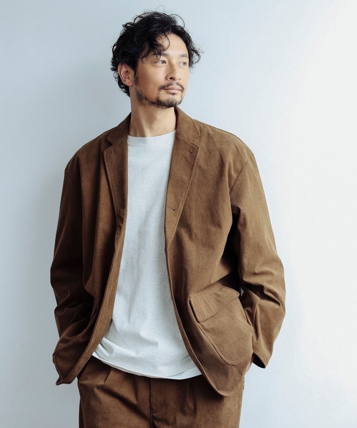 【ビーミングライフストア/B:MING LIFE STORE / MEN】のコーデュロイ ドロップショルダー 3ボタン ジャケット(セットアップ対応) インテリア・キッズ・メンズ・レディースファッション・服の通販 founy(ファニー) https://founy.com/ ファッション Fashion メンズファッション MEN セットアップ Setup/Men コーデュロイ Corduroy ショルダー Shoulder ジャケット Jacket ストレッチ Stretch セットアップ Set Up ドレープ Drape ドロップ Drop バランス Balance ベーシック Basic |ID: prp329100004125587 ipo3291000000029493013