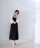 【プールヴー/PourVous】のハートカットフレアドレス 人気、トレンドファッション・服の通販 founy(ファニー) ファッション Fashion レディースファッション WOMEN ワンピース Dress ドレス Party Dresses おすすめ Recommend エレガント 上品 Elegant シアー Sheer シャーリング Shirring セレモニー Ceremony デコルテ Decolletage ドレス Dress フェミニン Feminine フレア Flare モダン Modern 二次会 Wedding Party 結婚式 Wedding Ceremony thumbnail オフホワイト×ブラック|ID: prp329100004125699 ipo3291000000028424724