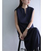 【ラ トータリテ/La TOTALITE】のキーネックワンピース 人気、トレンドファッション・服の通販 founy(ファニー) ファッション Fashion レディースファッション WOMEN ワンピース Dress 2024年 2024 2024-2025秋冬・A/W Aw/Autumn/Winter/Fw/Fall/2024-2025 インナー Inner キャミ Cami ノースリーブ No Sleeve ボックス Box thumbnail ネイビー|ID: prp329100004125747 ipo3291000000028175744