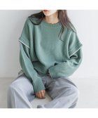 【ローリーズファーム/LOWRYS FARM】の2WAYステッチプルオーバーLS 人気、トレンドファッション・服の通販 founy(ファニー) ファッション Fashion レディースファッション WOMEN トップス・カットソー Tops/Tshirt プルオーバー Pullover おすすめ Recommend ショート Short タートルネック Turtleneck ロング Long thumbnail グリーン75|ID: prp329100004125898 ipo3291000000028176573