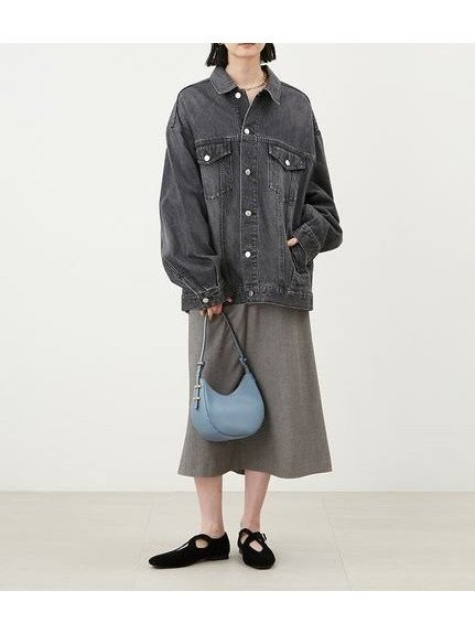 【ミラオーウェン/Mila Owen】の後ろタックロングGジャン 人気、トレンドファッション・服の通販 founy(ファニー) 　ファッション　Fashion　レディースファッション　WOMEN　アウター　Coat Outerwear　コンパクト　Compact　デニム　Denim　モダン　Modern　ユーズド　Used　リアル　Real　ロング　Long　春　Spring　 other-1|ID: prp329100004126129 ipo3291000000028530579