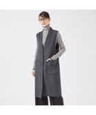 【カリテ/qualite】のダブルフェイスジレ 人気、トレンドファッション・服の通販 founy(ファニー) ファッション Fashion レディースファッション WOMEN アウター Coat Outerwear トップス・カットソー Tops/Tshirt ベスト/ジレ Gilets/Vests シンプル Simple タートルネック Turtleneck thumbnail チャコールグレー|ID: prp329100004126143 ipo3291000000028943836