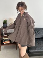 【リリーブラウン/Lily Brown】のLily Bearボウタイオーバーシャツ 人気、トレンドファッション・服の通販 founy(ファニー) ファッション Fashion レディースファッション WOMEN トップス・カットソー Tops/Tshirt シャツ/ブラウス Shirts/Blouses ガーリー Girly クラシカル Classical チェック Check トレンド Trend リボン Ribbon 人気 Popularity 今季 This Season 無地 Plain Color thumbnail BRW[058]|ID: prp329100004126309 ipo3291000000028387554