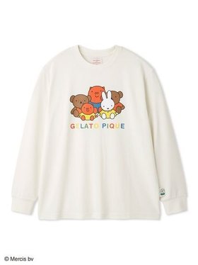 【ジェラート ピケ/gelato pique】 【Dick Bruna】【UNISEX】ワンポイントロンT人気、トレンドファッション・服の通販 founy(ファニー) ファッション Fashion レディースファッション WOMEN トップス・カットソー Tops/Tshirt ロング / Tシャツ T-Shirts ユニセックス Unisex キャラクター Character プリント Print ロング Long ワンポイント One Point |ID:prp329100004126313