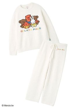 【ジェラート ピケ/gelato pique】の【ONLINE限定】【Dick Bruna】【UNISEX】ベビモコワンポイントジャガードプルオーバー ロングパンツセット 人気、トレンドファッション・服の通販 founy(ファニー) ファッション Fashion レディースファッション WOMEN パンツ Pants ユニセックス Unisex おすすめ Recommend カラフル Colorful キャラクター Character ギフト プレゼント Gift Present ロング Long |ID:prp329100004126315