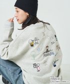 【フリークスストア/FREAK'S STORE】のPEANUTS/ピーナッツ 別注 刺繍スウェット【限定展開】 24AW 杢グレー|ID: prp329100004126425 ipo3291000000028717361