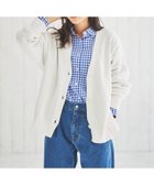 【コーエン/COEN】のカタアゼVネックカーディガン OFF WHITE|ID: prp329100004126428 ipo3291000000028588581