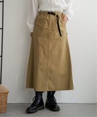 【エルビーシー/LBC】のツイルワークベルトフレアスカート 人気、トレンドファッション・服の通販 founy(ファニー) ファッション Fashion レディースファッション WOMEN スカート Skirt Aライン/フレアスカート Flared A-Line Skirts ベルト Belts ビッグ Big フレア Flare ポケット Pocket thumbnail ベージュ|ID: prp329100004126566 ipo3291000000028947075