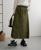 【エルビーシー/LBC】のツイルワークベルトフレアスカート 人気、トレンドファッション・服の通販 founy(ファニー) ファッション Fashion レディースファッション WOMEN スカート Skirt Aライン/フレアスカート Flared A-Line Skirts ベルト Belts ビッグ Big フレア Flare ポケット Pocket thumbnail オリーブ|ID: prp329100004126566 ipo3291000000028947083