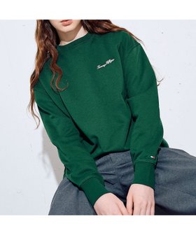 【トミーヒルフィガー/TOMMY HILFIGER】の【オンライン限定】裏毛スモールロゴスウェットロンT 人気、トレンドファッション・服の通販 founy(ファニー) ファッション Fashion レディースファッション WOMEN トップス・カットソー Tops/Tshirt パーカ Sweats ロング / Tシャツ T-Shirts スウェット Sweat アメリカン American インナー Inner クラシック Classic ショルダー Shoulder スウェット Sweat スタイリッシュ Stylish デニム Denim ドロップ Drop 定番 Standard 人気 Popularity メンズ Mens モダン Modern リラックス Relax おすすめ Recommend ゴルフ Golf |ID:prp329100004126897