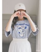 【その他のブランド/Other】のドナルド/ハートTシャツ 人気、トレンドファッション・服の通販 founy(ファニー) ファッション Fashion レディースファッション WOMEN トップス・カットソー Tops/Tshirt シャツ/ブラウス Shirts/Blouses ロング / Tシャツ T-Shirts おすすめ Recommend プリント Print thumbnail ライトブルー|ID: prp329100004126918 ipo3291000000028611813