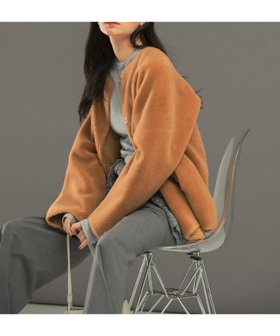 【アーバンリサーチ ロッソ/URBAN RESEARCH ROSSO】のシルクウールボアリバーシブルコート 人気、トレンドファッション・服の通販 founy(ファニー) ファッション Fashion レディースファッション WOMEN アウター Coat Outerwear コート Coats シルク Silk スエード Suede フェイクスエード Faux Suede ボックス Box ボンディング Bonding リバーシブル Reversible 冬 Winter 防寒 Cold Protection |ID:prp329100004127253