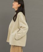 【アーバンリサーチ ロッソ/URBAN RESEARCH ROSSO】のシルクウールボアリバーシブルコート 人気、トレンドファッション・服の通販 founy(ファニー) ファッション Fashion レディースファッション WOMEN アウター Coat Outerwear コート Coats シルク Silk スエード Suede フェイクスエード Faux Suede ボックス Box ボンディング Bonding リバーシブル Reversible 冬 Winter 防寒 Cold Protection thumbnail L/BEIGE|ID: prp329100004127253 ipo3291000000028902043