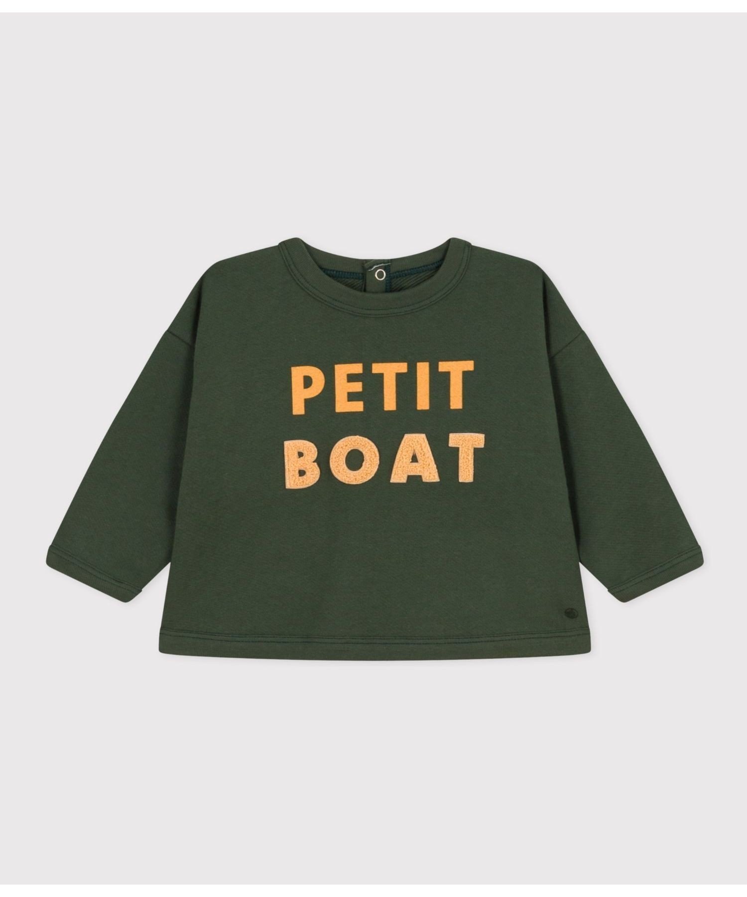 【プチバトー/PETIT BATEAU / KIDS】のプリントスウェットプルオーバー インテリア・キッズ・メンズ・レディースファッション・服の通販 founy(ファニー) 　ファッション　Fashion　キッズファッション　KIDS　トップス・カットソー　Tops/Tees/Kids　グリーン|ID: prp329100004127418 ipo3291000000028514013