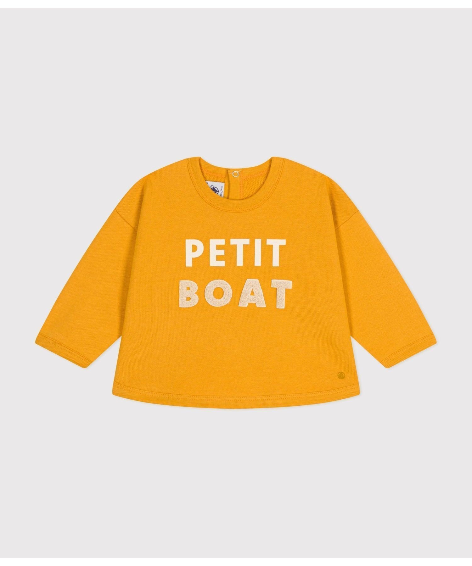 【プチバトー/PETIT BATEAU / KIDS】のプリントスウェットプルオーバー インテリア・キッズ・メンズ・レディースファッション・服の通販 founy(ファニー) 　ファッション　Fashion　キッズファッション　KIDS　トップス・カットソー　Tops/Tees/Kids　イエロー|ID: prp329100004127418 ipo3291000000028514016