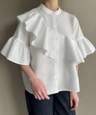 【ジュノア/JUNOAH】のラッフルデザインシャツブラウス 人気、トレンドファッション・服の通販 founy(ファニー) ファッション Fashion レディースファッション WOMEN トップス・カットソー Tops/Tshirt シャツ/ブラウス Shirts/Blouses thumbnail ホワイト|ID: prp329100004127590 ipo3291000000028390919