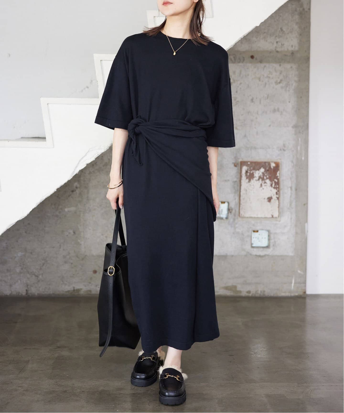 【スローブ イエナ/SLOBE IENA】のコットンヤクニットワンピース 人気、トレンドファッション・服の通販 founy(ファニー) 　ファッション　Fashion　レディースファッション　WOMEN　ワンピース　Dress　ニットワンピース　Knit Dresses　2024年　2024　2024-2025秋冬・A/W　Aw/Autumn/Winter/Fw/Fall/2024-2025　おすすめ　Recommend　ショール　Shawl　シンプル　Simple　ビスチェ　Bustier　 other-1|ID: prp329100004127747 ipo3291000000028197796