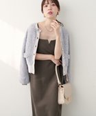 【ナチュラルクチュール/natural couture】の【WEB限定】キーネック圧縮ニットキャミワンピース ブラウン|ID: prp329100004128188 ipo3291000000028205890