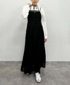 【アルシーヴ/archives】のフリンジJQキャミワンピース 人気、トレンドファッション・服の通販 founy(ファニー) ファッション Fashion レディースファッション WOMEN ワンピース Dress キャミワンピース No Sleeve Dresses おすすめ Recommend インナー Inner キャミワンピース Cami Dress シューズ Shoes バランス Balance フリンジ Fringe 羽織 Haori thumbnail BLACK|ID: prp329100004128247 ipo3291000000028209603