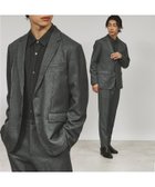 【ティーケー/tk TAKEO KIKUCHI / MEN】の【上下2点セット】エステルサージセットアップ/ビジネス対応可 チャコールグレー|ID: prp329100004128370 ipo3291000000029500116