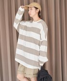 【フリークスストア/FREAK'S STORE】のワイドボーダー ロングスリーブ Tシャツ【限定展開】 24AW オフホワイト×ライトグレー|ID: prp329100004128836 ipo3291000000028904390