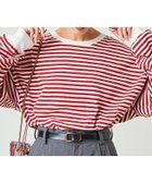 【フリークスストア/FREAK'S STORE】のビックシルエット カラー ボーダー ロングスリーブ Tシャツ【限定展開】 24AW 人気、トレンドファッション・服の通販 founy(ファニー) ファッション Fashion レディースファッション WOMEN トップス・カットソー Tops/Tshirt シャツ/ブラウス Shirts/Blouses ロング / Tシャツ T-Shirts 2024年 2024 2024-2025秋冬・A/W Aw/Autumn/Winter/Fw/Fall/2024-2025 A/W・秋冬 Aw・Autumn/Winter・Fw・Fall-Winter 冬 Winter スリーブ Sleeve ベーシック Basic ボーダー Border ロング Long 人気 Popularity 定番 Standard 長袖 Long Sleeve thumbnail オフホワイト×レッド|ID: prp329100004128862 ipo3291000000028809148