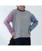 【ビームス ハート/BEAMS HEART】のユルボーダー ロングスリーブTシャツ 人気、トレンドファッション・服の通販 founy(ファニー) ファッション Fashion レディースファッション WOMEN トップス・カットソー Tops/Tshirt シャツ/ブラウス Shirts/Blouses ロング / Tシャツ T-Shirts インナー Inner ウェーブ Wave カットソー Cut And Sew シンプル Simple ストレート Straight スリーブ Sleeve デニム Denim 定番 Standard 人気 Popularity 長袖 Long Sleeve ボーダー Border ロング Long thumbnail CRAZY|ID: prp329100004128865 ipo3291000000028790457