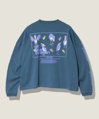 【ゴースローキャラバン/go slow caravan】のUSA/CスクエアLOGOバックプリントミドルTEE 人気、トレンドファッション・服の通販 founy(ファニー) ファッション Fashion レディースファッション WOMEN バッグ Bag カットソー Cut And Sew グラフィック Graphic スクエア Square スリーブ Sleeve プリント Print ロング Long ワイド Wide 定番 Standard thumbnail ブルー|ID: prp329100004128900 ipo3291000000028716314