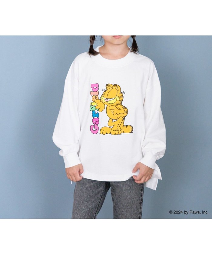 【ローリーズファーム/LOWRYS FARM / KIDS】のGARFIELDロンT インテリア・キッズ・メンズ・レディースファッション・服の通販 founy(ファニー) https://founy.com/ ファッション Fashion キッズファッション KIDS キャラクター Character ネオン Neon プリント Print ボックス Box 人気 Popularity 定番 Standard |ID: prp329100004128997 ipo3291000000028341304