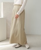 【ブージュルード/Bou Jeloud】の【セットアップ対応/S・Mサイズ展開】マットサテンナロースカート BEIGE|ID: prp329100004129093 ipo3291000000028216724