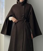 【ジュノア/JUNOAH】のLouere 2wayハイネックコート 人気、トレンドファッション・服の通販 founy(ファニー) ファッション Fashion レディースファッション WOMEN アウター Coat Outerwear コート Coats ハイネック High Neck thumbnail ブラウン|ID: prp329100004129358 ipo3291000000028788813