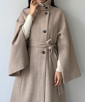 【ジュノア/JUNOAH】のLouere 2wayハイネックコート 人気、トレンドファッション・服の通販 founy(ファニー) ファッション Fashion レディースファッション WOMEN アウター Coat Outerwear コート Coats ハイネック High Neck |ID:prp329100004129358