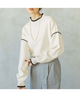 【グローバルワーク/GLOBAL WORK】 メルティパイピングプルオーバー/904806人気、トレンドファッション・服の通販 founy(ファニー) ファッション Fashion レディースファッション WOMEN トップス・カットソー Tops/Tshirt プルオーバー Pullover ショルダー Shoulder スリット Slit ドロップ Drop ボトム Bottom リラックス Relax 無地 Plain Color |ID:prp329100004129381