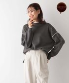 【グローバルワーク/GLOBAL WORK】のメルティパイピングプルオーバー/904806 人気、トレンドファッション・服の通販 founy(ファニー) ファッション Fashion レディースファッション WOMEN トップス・カットソー Tops/Tshirt プルオーバー Pullover ショルダー Shoulder スリット Slit ドロップ Drop ボトム Bottom リラックス Relax 無地 Plain Color thumbnail ミドルグレー×アイボリー18|ID: prp329100004129381 ipo3291000000028512091