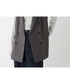 【グローバルワーク/GLOBAL WORK】のMATINEE LINE/お手入れらくらくSET UPWジレ/140455 人気、トレンドファッション・服の通販 founy(ファニー) ファッション Fashion レディースファッション WOMEN アウター Coat Outerwear トップス・カットソー Tops/Tshirt ベスト/ジレ Gilets/Vests シンプル Simple ジャケット Jacket ストレッチ Stretch ストレート Straight センター Center ダブル Double ツイル Twill ビスチェ Bustier マニッシュ Mannish ロング Long ワイド Wide 楽ちん Easy thumbnail チャコールグレー18|ID: prp329100004129401 ipo3291000000028759362