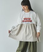 【コーエン/COEN】のフハクドッキングロゴプリントロングスリーブTシャツ 人気、トレンドファッション・服の通販 founy(ファニー) ファッション Fashion レディースファッション WOMEN トップス・カットソー Tops/Tshirt シャツ/ブラウス Shirts/Blouses ロング / Tシャツ T-Shirts おすすめ Recommend ガーリー Girly デニム Denim ドッキング Docking バランス Balance リメイク Remake thumbnail OFF WHITE|ID: prp329100004129515 ipo3291000000028385834