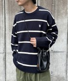 【シーピーシーエム/CPCM】の【U.S. POLO ASSN.】クルーネックニット 人気、トレンドファッション・服の通販 founy(ファニー) ファッション Fashion レディースファッション WOMEN トップス・カットソー Tops/Tshirt ニット Knit Tops イタリア Italy 秋 Autumn/Fall 腕時計 Watch コレクション Collection シンプル Simple セーター Sweater メンズ Mens 冬 Winter A/W・秋冬 Aw・Autumn/Winter・Fw・Fall-Winter thumbnail ブルー|ID: prp329100004130605 ipo3291000000028623456