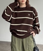 【シーピーシーエム/CPCM】の【U.S. POLO ASSN.】クルーネックニット 人気、トレンドファッション・服の通販 founy(ファニー) ファッション Fashion レディースファッション WOMEN トップス・カットソー Tops/Tshirt ニット Knit Tops イタリア Italy 秋 Autumn/Fall 腕時計 Watch コレクション Collection シンプル Simple セーター Sweater メンズ Mens 冬 Winter A/W・秋冬 Aw・Autumn/Winter・Fw・Fall-Winter thumbnail ブラウン|ID: prp329100004130605 ipo3291000000028623497