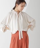 【ナノ ユニバース/nano universe】のフリルカラーボータイブラウス 人気、トレンドファッション・服の通販 founy(ファニー) ファッション Fashion レディースファッション WOMEN トップス・カットソー Tops/Tshirt シャツ/ブラウス Shirts/Blouses ウォッシャブル Washable 今季 This Season ジャケット Jacket デニム Denim フリル Frills ベスト Vest ボトム Bottom リボン Ribbon おすすめ Recommend thumbnail ライトベージュ1|ID: prp329100004130826 ipo3291000000028247485