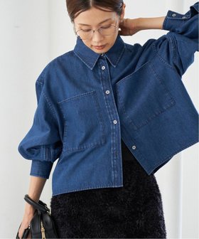 【イエナ/IENA】 デニム ショートシャツ人気、トレンドファッション・服の通販 founy(ファニー) ファッション Fashion レディースファッション WOMEN トップス・カットソー Tops/Tshirt シャツ/ブラウス Shirts/Blouses 2024年 2024 2024-2025秋冬・A/W Aw/Autumn/Winter/Fw/Fall/2024-2025 おすすめ Recommend ショート Short スカーフ Scarf タートルネック Turtleneck デニム Denim トレンド Trend ネックレス Necklace バランス Balance ブルゾン Blouson ボックス Box |ID:prp329100004130885