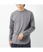 【その他のブランド/Other】のラウンドヘム クルーネック 長袖 Tシャツ MD.GRAY|ID: prp329100004131243 ipo3291000000028793332