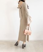 【ランダ/RANDA】の【選べる丈感】フレアスリーブリボンニットワンピース BEIGE|ID: prp329100004131263 ipo3291000000028251351