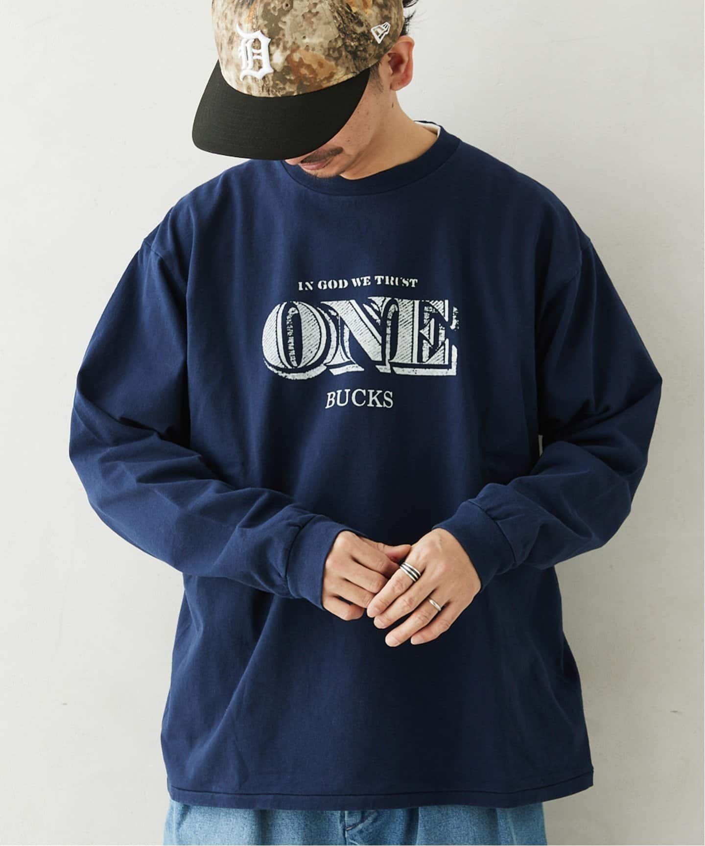 【ジャーナルスタンダード レリューム/JOURNAL STANDARD relume / MEN】の【NATION BRANKS / ネーションブランクス】プリントロングスリーブTシャツ 人気、トレンドファッション・服の通販 founy(ファニー) 　ファッション　Fashion　メンズファッション　MEN　2024年　2024　2024春夏・S/S　Ss,Spring/Summer,2024　アンクル　Uncle　グラフィック　Graphic　ダメージ　Damage　プリント　Print　モチーフ　Motif　ヴィンテージ　Vintage　長袖　Long Sleeve　 other-1|ID: prp329100004131315 ipo3291000000028793833