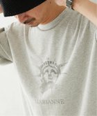 【ジャーナルスタンダード レリューム/JOURNAL STANDARD relume / MEN】の【NATION BRANKS / ネーションブランクス】プリントロングスリーブTシャツ 人気、トレンドファッション・服の通販 founy(ファニー) ファッション Fashion メンズファッション MEN 2024年 2024 2024春夏・S/S Ss,Spring/Summer,2024 アンクル Uncle グラフィック Graphic ダメージ Damage プリント Print モチーフ Motif ヴィンテージ Vintage 長袖 Long Sleeve thumbnail グレー|ID: prp329100004131315 ipo3291000000028793835