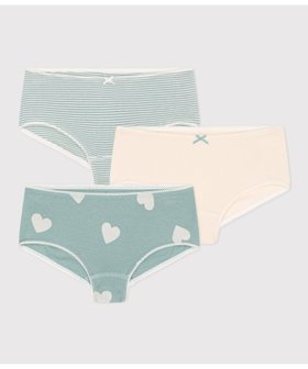 【プチバトー/PETIT BATEAU / KIDS】のボクサーショーツ3枚組 人気、トレンドファッション・服の通販 founy(ファニー) ファッション Fashion キッズファッション KIDS おすすめ Recommend ギフト プレゼント Gift Present ショーツ Shorts シンプル Simple プリント Print リボン Ribbon レース Race 人気 Popularity |ID:prp329100004132680