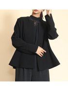 【ヴァン/Vin】のハイストレッチノーカラーペプラムジャケット 人気、トレンドファッション・服の通販 founy(ファニー) ファッション Fashion レディースファッション WOMEN アウター Coat Outerwear ジャケット Jackets エレガント 上品 Elegant ジャケット Jacket セレモニー Ceremony ビジネス 仕事 通勤 Business フレア Flare フロント Front ペプラム Peplum thumbnail ブラック|ID: prp329100004132688 ipo3291000000028772570