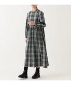 【アフタヌーンティー リビング/Afternoon Tea LIVING】のタータンチェック柄切替ワンピース/Afternoon Tea Original Tartans 人気、トレンドファッション・服の通販 founy(ファニー) ファッション Fashion レディースファッション WOMEN ワンピース Dress カーディガン Cardigan ギャザー Gather 切替 Switching チェック Check パープル Purple thumbnail グレー|ID: prp329100004132726 ipo3291000000028604565