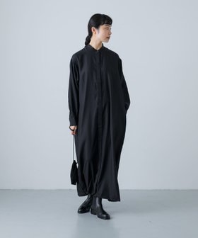 【かぐれ/kagure / URBAN RESEARCH】の『2サイズ展開』キュプラコットンシャツワンピース 人気、トレンドファッション・服の通販 founy(ファニー) ファッション Fashion レディースファッション WOMEN ワンピース Dress シャツワンピース Shirt Dresses 2024年 2024 2024-2025秋冬・A/W Aw/Autumn/Winter/Fw/Fall/2024-2025 A/W・秋冬 Aw・Autumn/Winter・Fw・Fall-Winter 冬 Winter とろみ Thickness カーディガン Cardigan ポケット Pocket マキシ Maxi 定番 Standard 春 Spring |ID:prp329100004132738